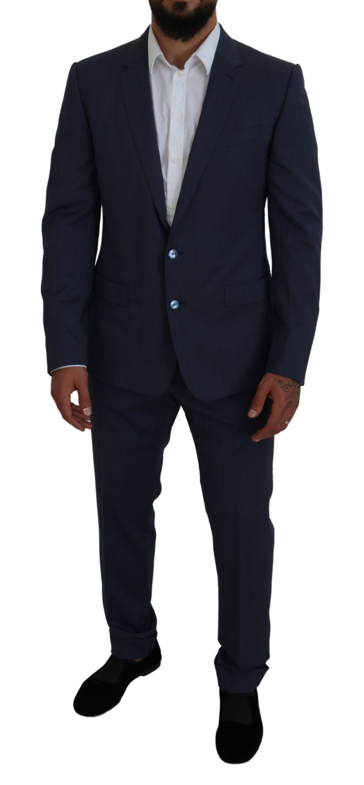 Blue Wool MARTINI 2 Piece Slim Fit Suit