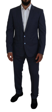 Thumbnail for Blue Wool MARTINI 2 Piece Slim Fit Suit