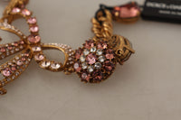 Thumbnail for Elegant Crystal Charm Gold Bracelet