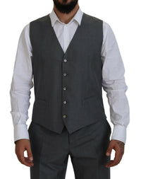 Thumbnail for Sleek Silver Martini Slim Fit Three-Piece Suit