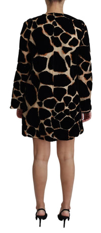 Thumbnail for Chic Giraffe Print Shift Mini Dress