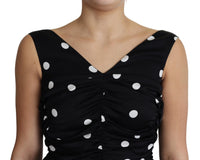 Thumbnail for Elegant Polka Dot Silk Charmeuse Dress