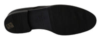 Thumbnail for Elegant Black Leather Derby Dress Shoes