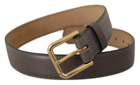 Thumbnail for Elegant Engraved Buckle Leather Belt