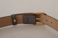 Thumbnail for Elegant Engraved Buckle Leather Belt