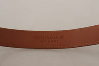 Thumbnail for Elegant Leather Belt with Logo Buckle