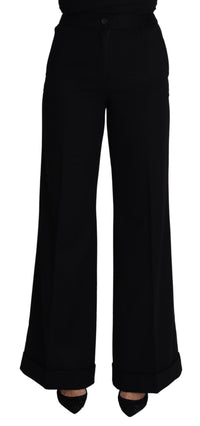 Thumbnail for Elegant Cashmere Wide Leg Trousers