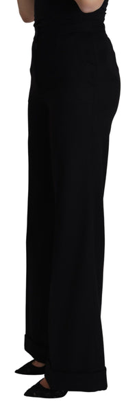 Thumbnail for Elegant Cashmere Wide Leg Trousers