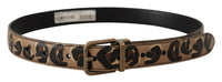 Thumbnail for Chic Engraved Logo Leather Belt