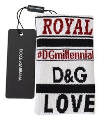 Thumbnail for Multicolor Wool Knit D&G Love Wristband Wrap