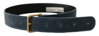 Thumbnail for Elegant Navy Velvet Designer Belt