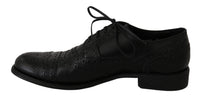 Thumbnail for Elegant Black Leather Derby Wingtip Dress Shoes