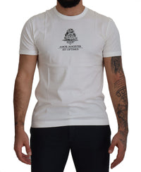 Thumbnail for White Logo Cotton Amor Magister T-shirt