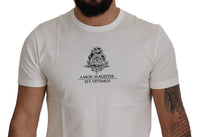 Thumbnail for White Logo Cotton Amor Magister T-shirt