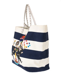 Thumbnail for Chic Striped Beatrice Tote Handbag