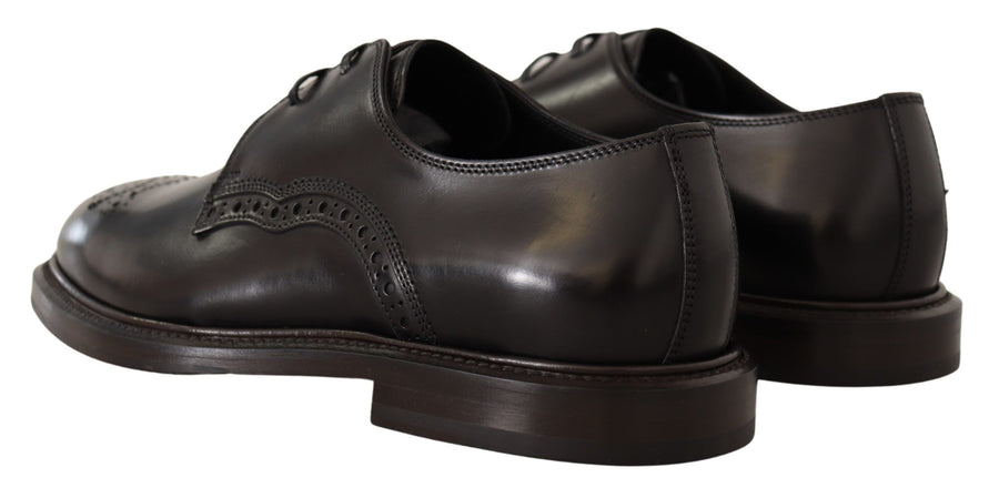 Elegant Black Derby Dress Shoes