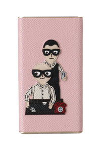 Thumbnail for Chic Pink Leather Power Bank
