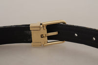 Thumbnail for Elegant Navy Blue Leather Belt