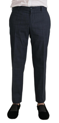 Thumbnail for Elegant Dark Blue Cotton Three Piece Martini Suit