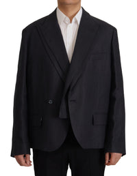 Thumbnail for Blue Linen Formal Mens Blazer Jacket