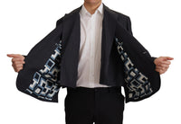Thumbnail for Blue Linen Formal Mens Blazer Jacket