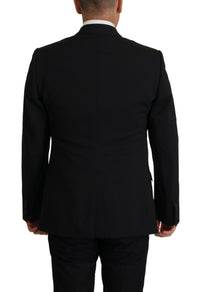 Thumbnail for Elegant Black Martini Blazer and Vest Ensemble