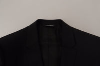 Thumbnail for Elegant Black Martini Blazer and Vest Ensemble