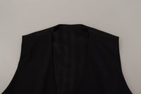Thumbnail for Elegant Black Martini Blazer and Vest Ensemble