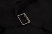 Thumbnail for Elegant Black Martini Blazer and Vest Ensemble
