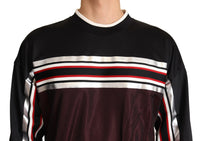 Thumbnail for Elegant Crewneck Pullover Sweater in Black