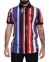 Thumbnail for Multicolor Cotton Polo Top T-shirt
