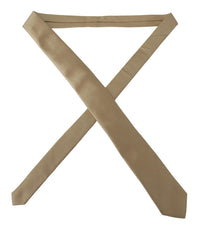 Thumbnail for Elegant Gold Dotted Silk Tie