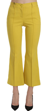 Thumbnail for Chic Yellow Flare Pants for Elegant Evenings