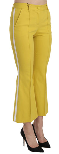 Thumbnail for Chic Yellow Flare Pants for Elegant Evenings