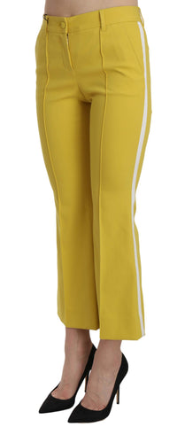 Thumbnail for Chic Yellow Flare Pants for Elegant Evenings