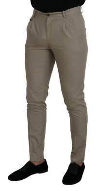 Thumbnail for Stunning Beige Italian Cotton Trousers