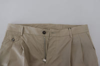 Thumbnail for Stunning Beige Italian Cotton Trousers