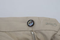 Thumbnail for Stunning Beige Italian Cotton Trousers