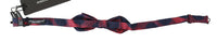 Thumbnail for Elegant Red Checkered Silk Bow Tie