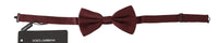 Thumbnail for Elegant Maroon Silk Bow Tie