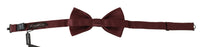 Thumbnail for Elegant Maroon Silk Bow Tie