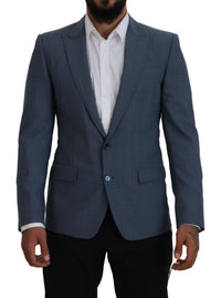 Thumbnail for Elegant Blue Single Breasted Sport Blazer