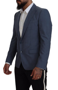 Thumbnail for Elegant Blue Single Breasted Sport Blazer