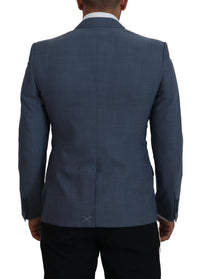 Thumbnail for Elegant Blue Single Breasted Sport Blazer