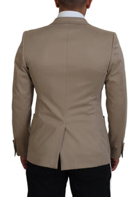 Thumbnail for Elegant Beige Single Breasted Blazer