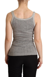 Thumbnail for Chic Sleeveless Gray Tank Top