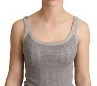 Thumbnail for Chic Sleeveless Gray Tank Top