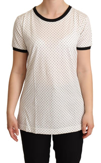 Thumbnail for Polka Dot Crewneck Cotton Tee