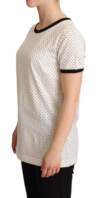 Thumbnail for Polka Dot Crewneck Cotton Tee