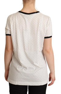 Thumbnail for Polka Dot Crewneck Cotton Tee